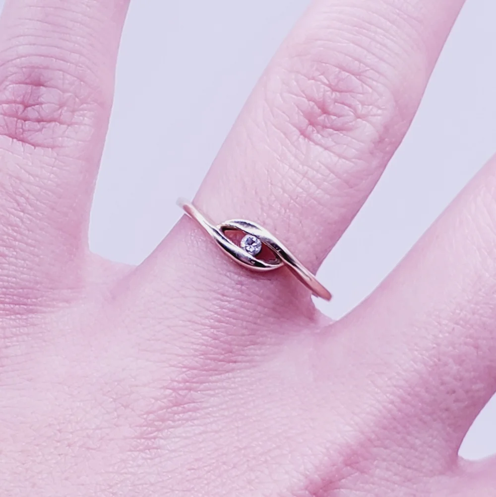 10k Solid Yellow Gold Genuine Round Diamond Band Ring